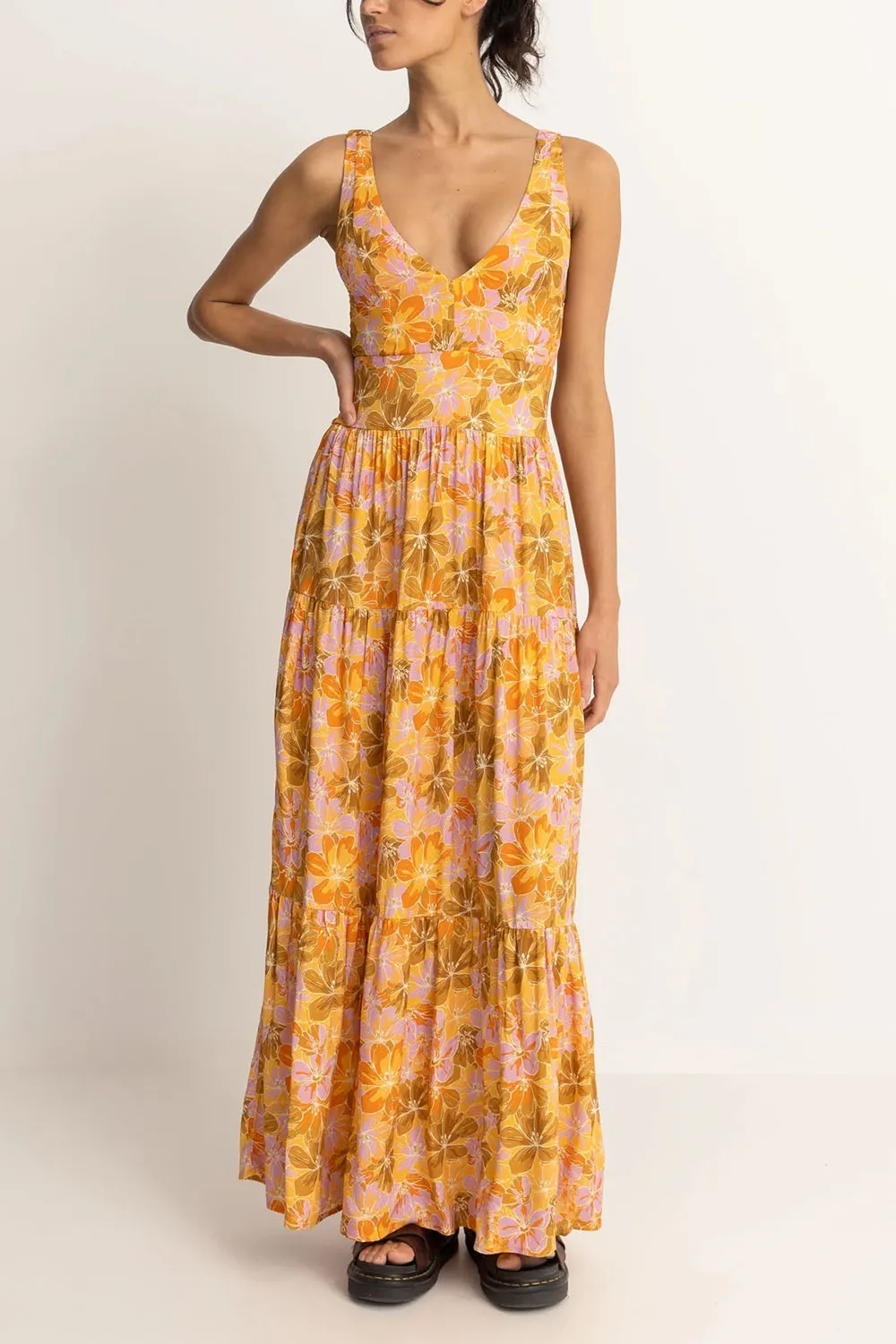MAHANA FLORAL MAXI DRESS