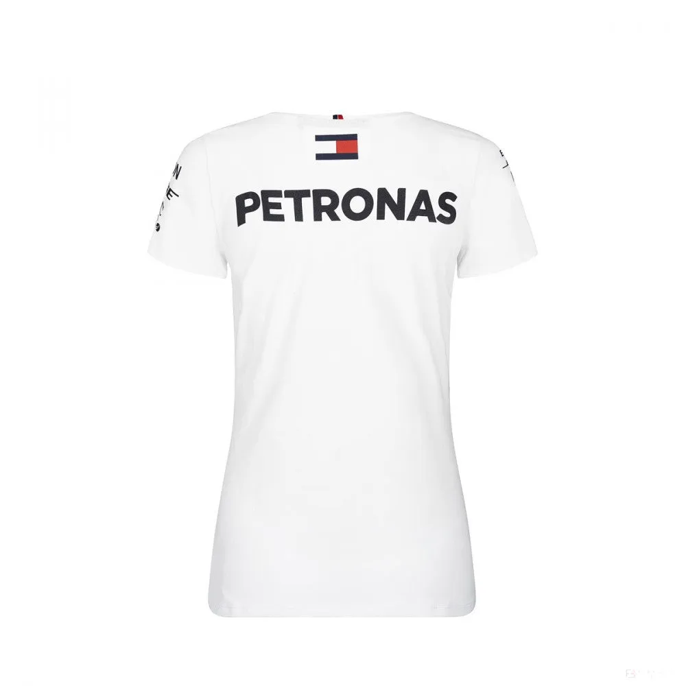 Mercedes Womens T-shirt, Team, White, 2019