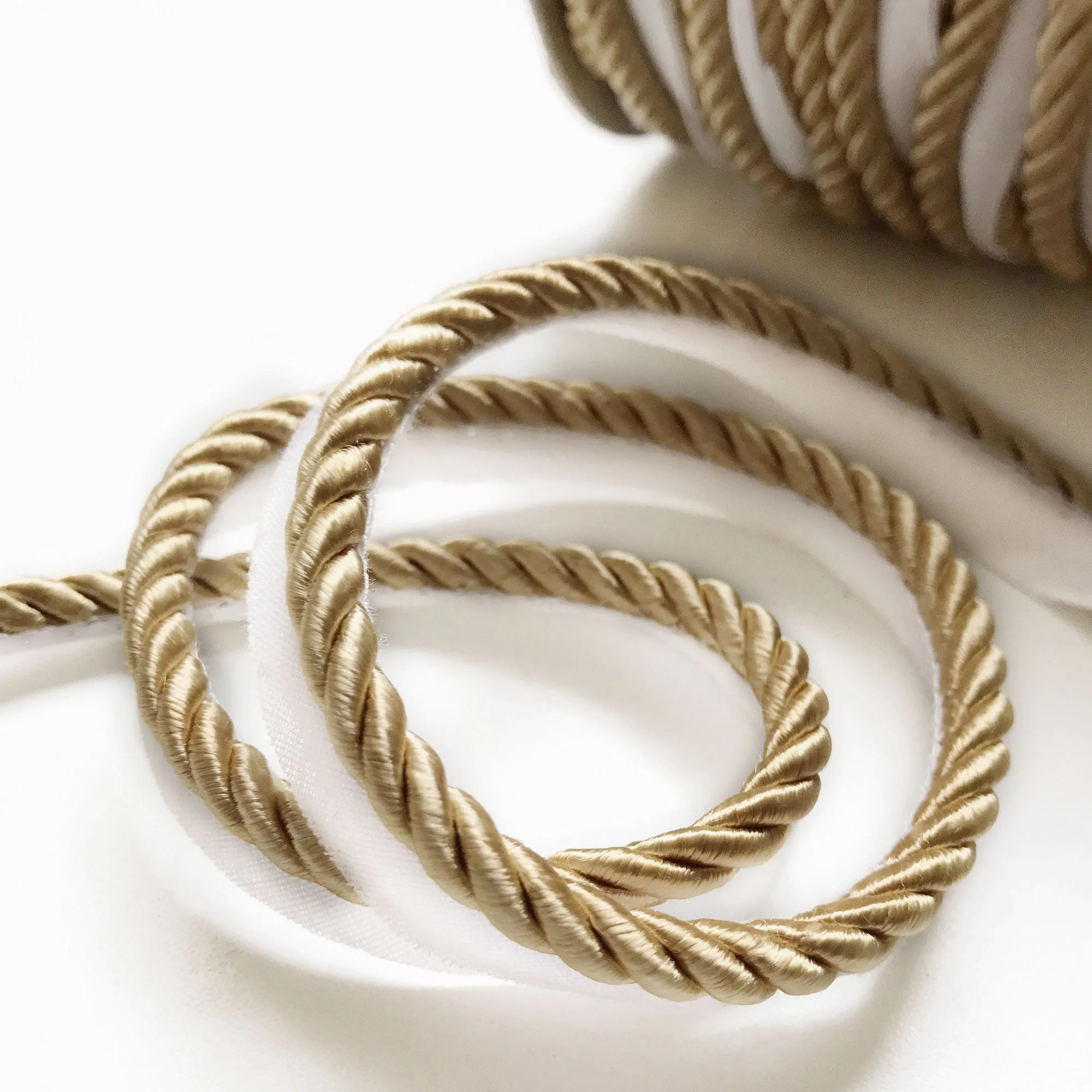 Metallic High Quality Decorative Lip Cord Trim by the yard