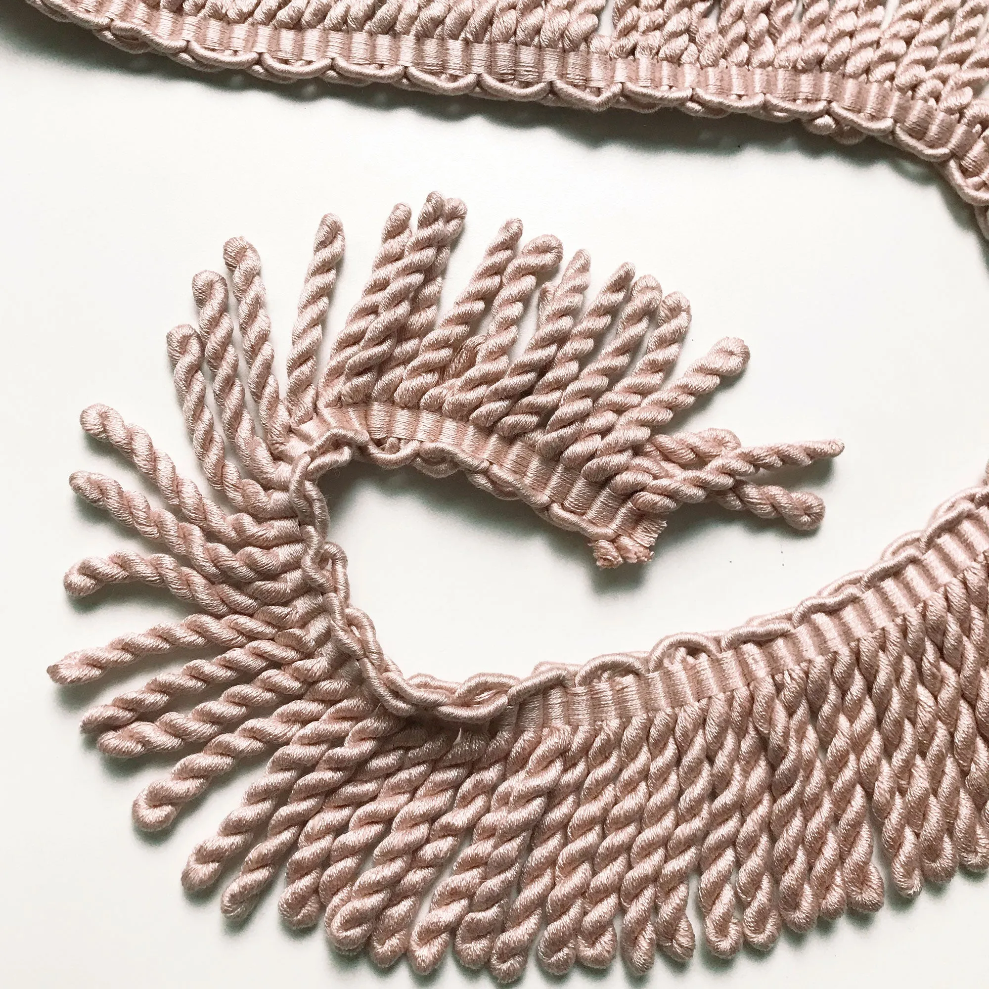 Millenial Pink High Quality Decorative Bullion Fringe Trim by the yard