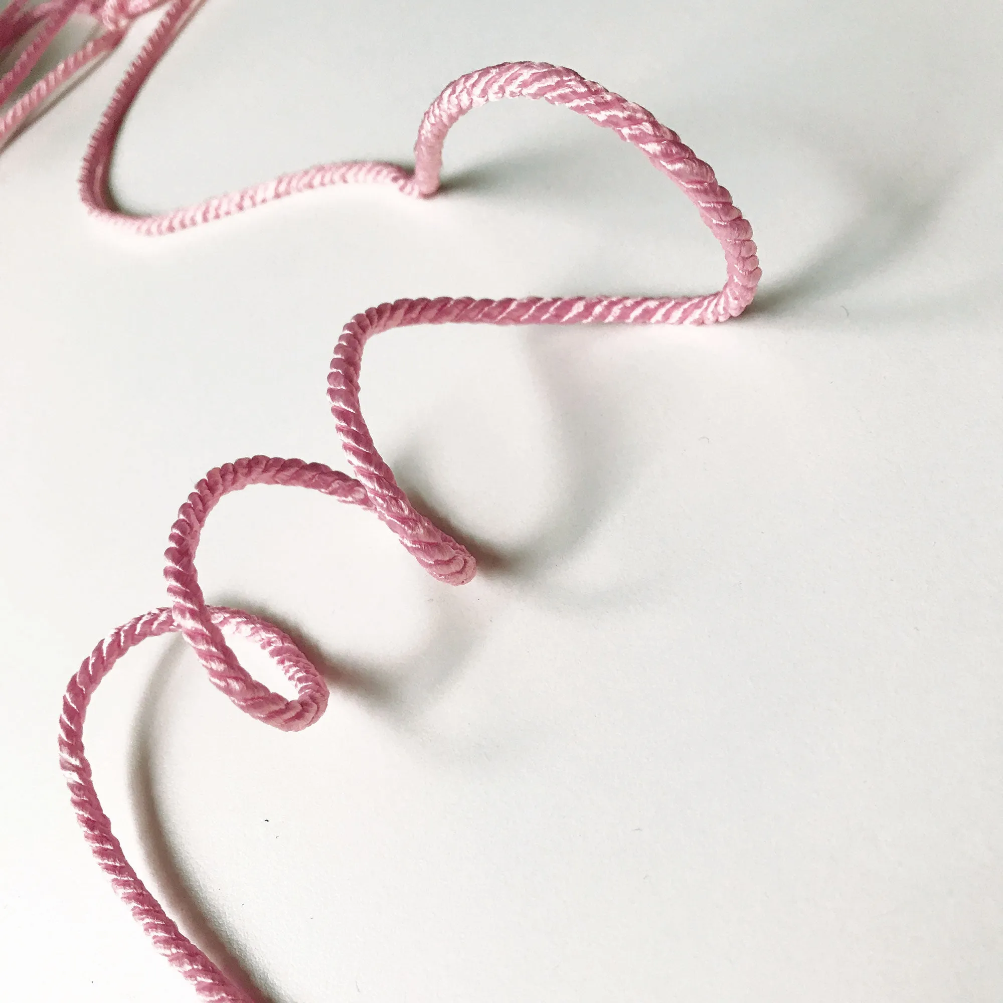 Millenial Pink High Quality Decorative Cord Trim by the yard