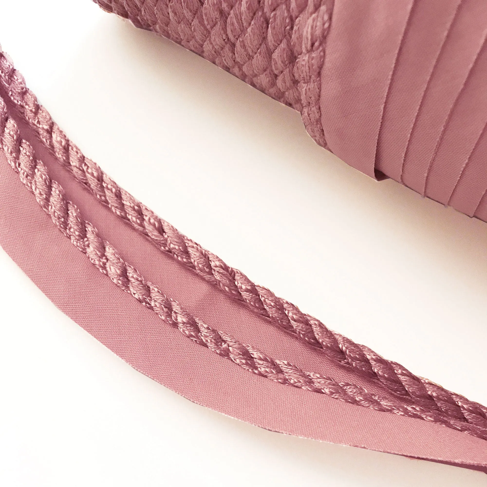 Millenial Pink High Quality Decorative Lip Cord Trim by the yard