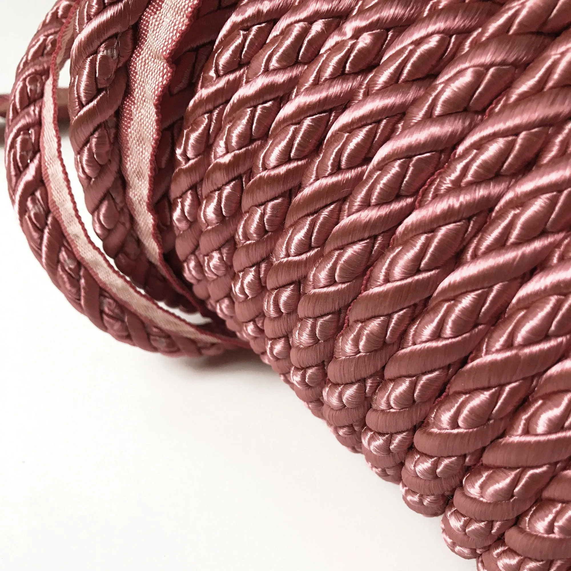 Millennial Pink High Quality Decorative Lip Cord Trim by the yard