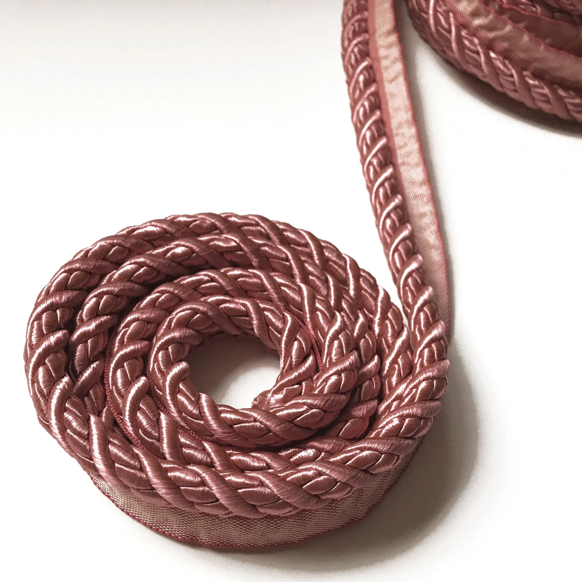 Millennial Pink High Quality Decorative Lip Cord Trim by the yard