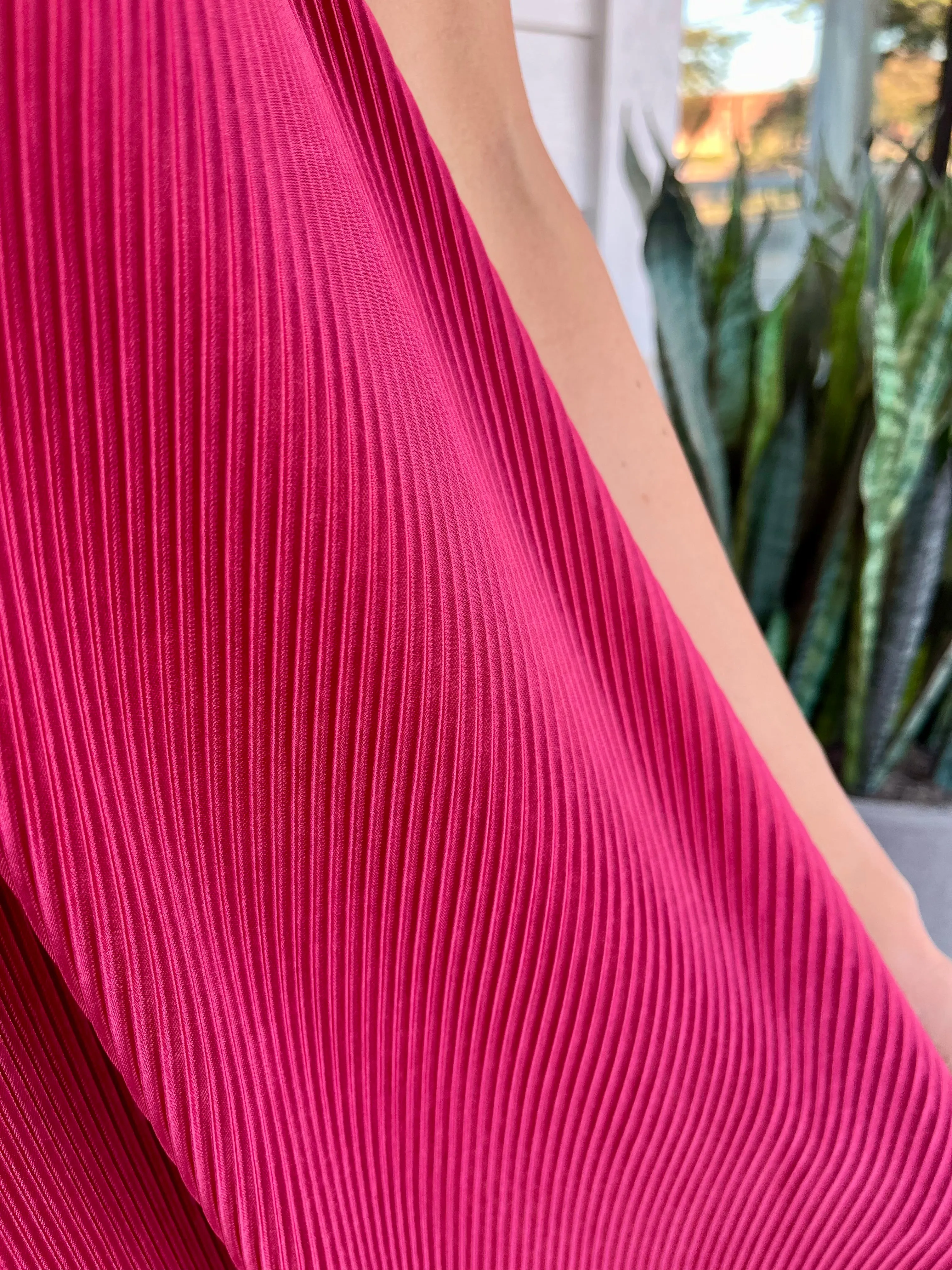 Mistletoe Magic Pleated Dress