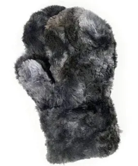 Mittens - Luxury Faux Fur in Highland Skye