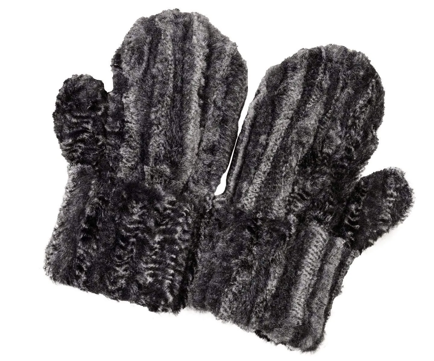 Mittens - Luxury Faux Fur in Rattle N Shake