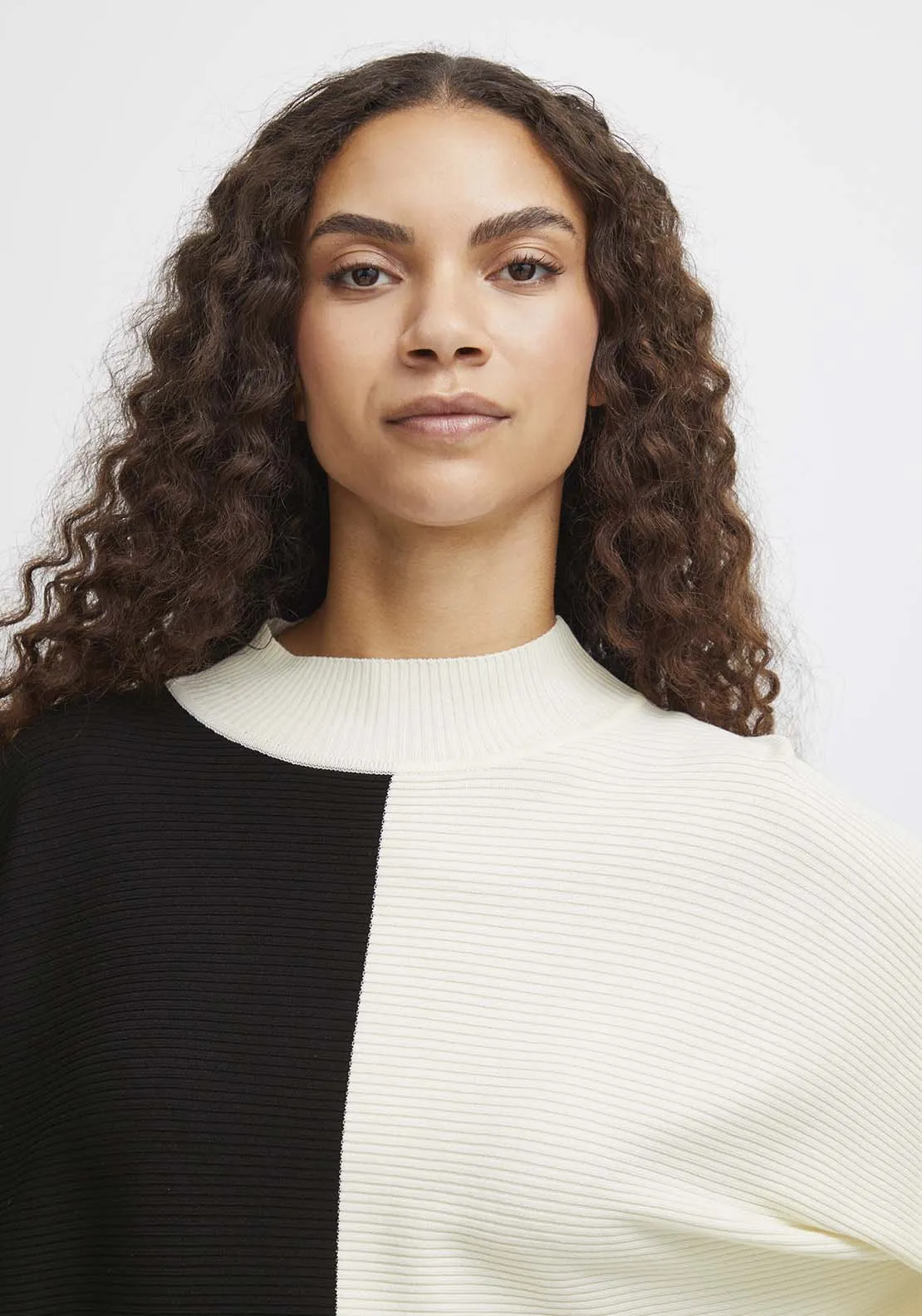 Mmorla Rib Jumper - Birch Mix