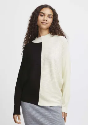 Mmorla Rib Jumper - Birch Mix