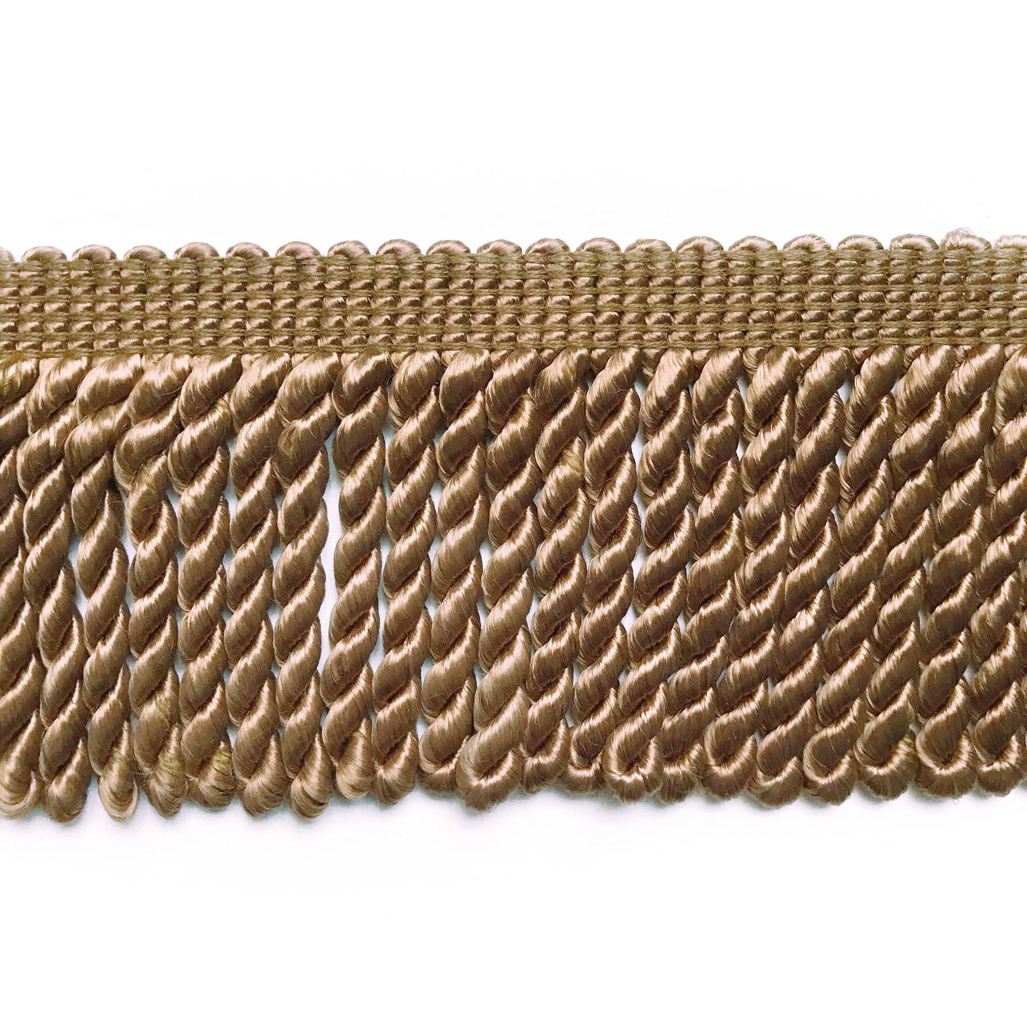 Mocha High Quality Decorative Bullion Fringe Trim by the yard