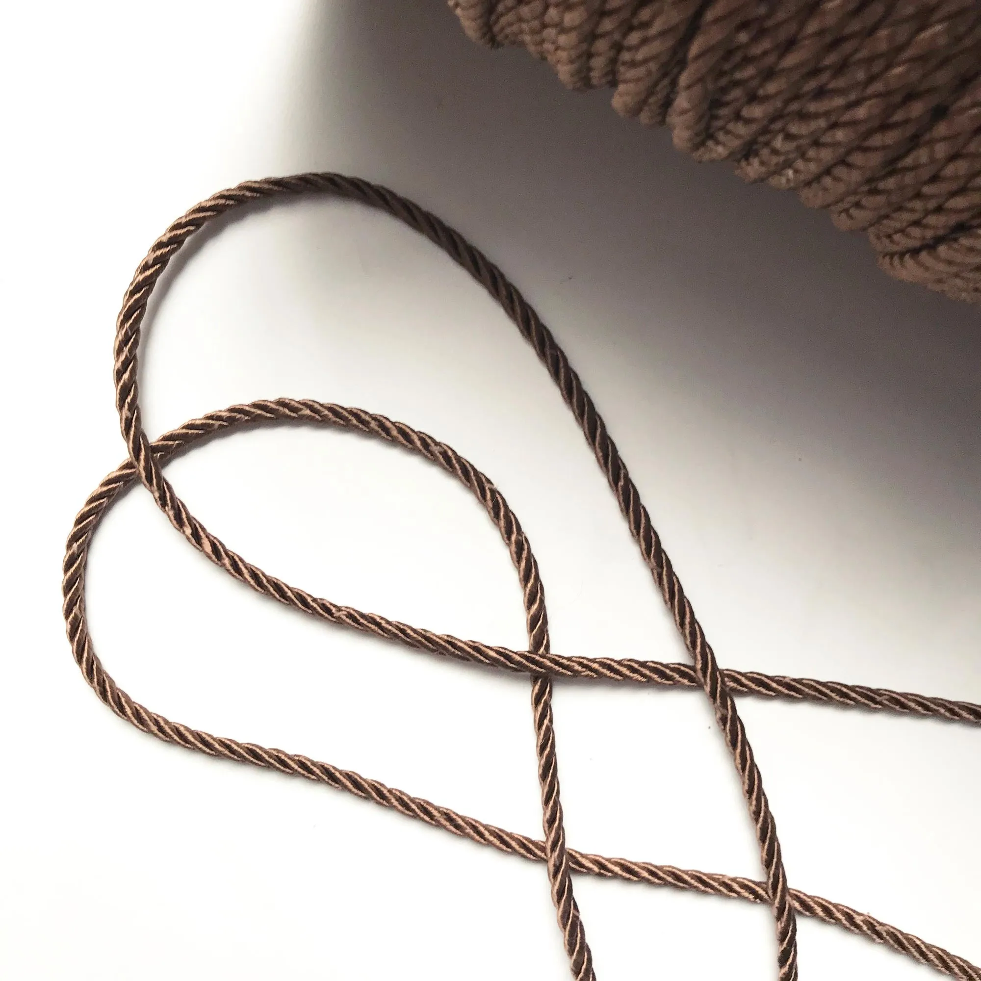Mocha High Quality Decorative Cord Trim by the yard
