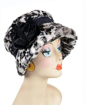 Molly Hat Style - Luxury Faux Fur Savannah Cat in Gray