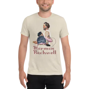 Mormon Rockwell 2.0 Cutout tri-blend T-shirt