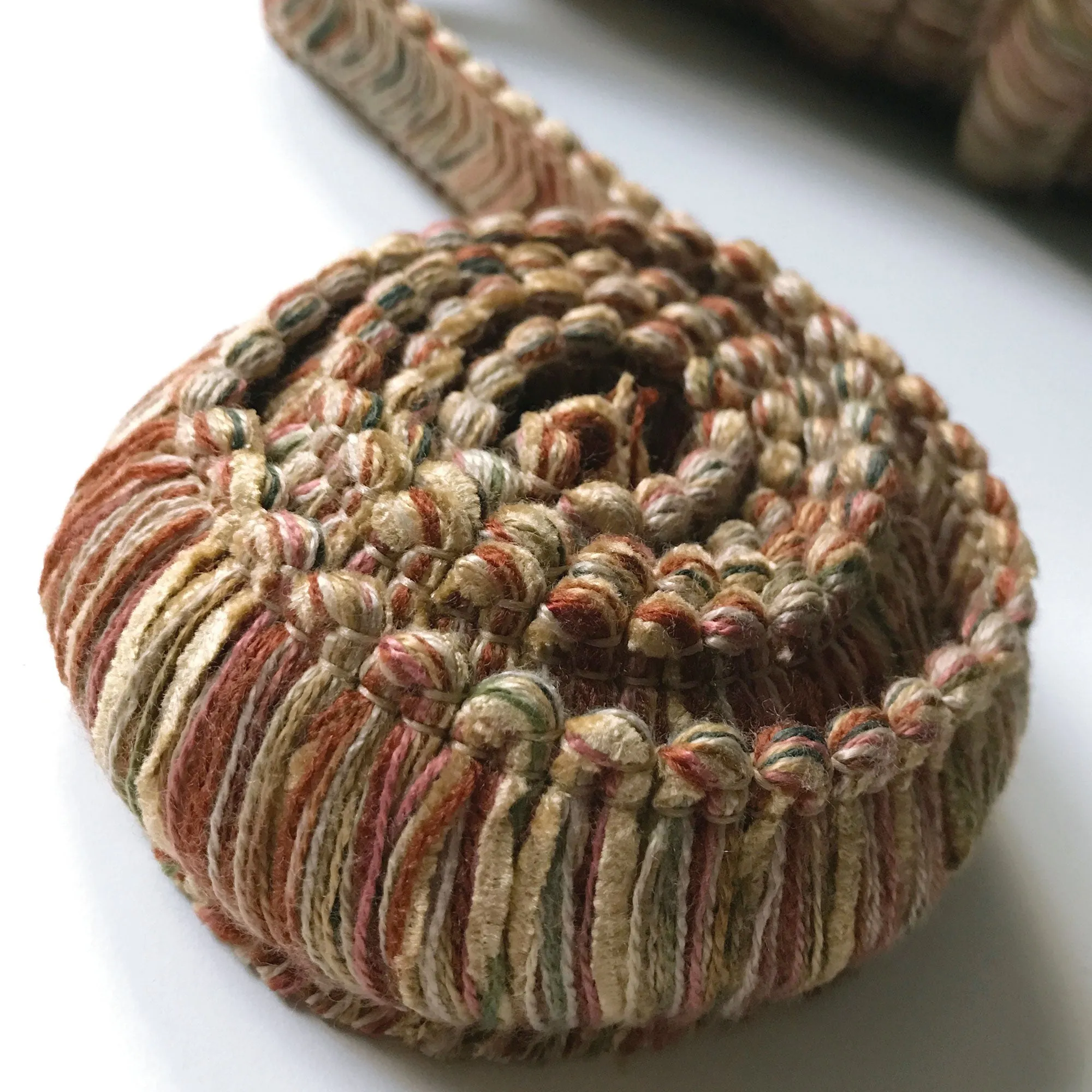 Multicolor High Quality Decorative Brush Fringe Trim by the yard