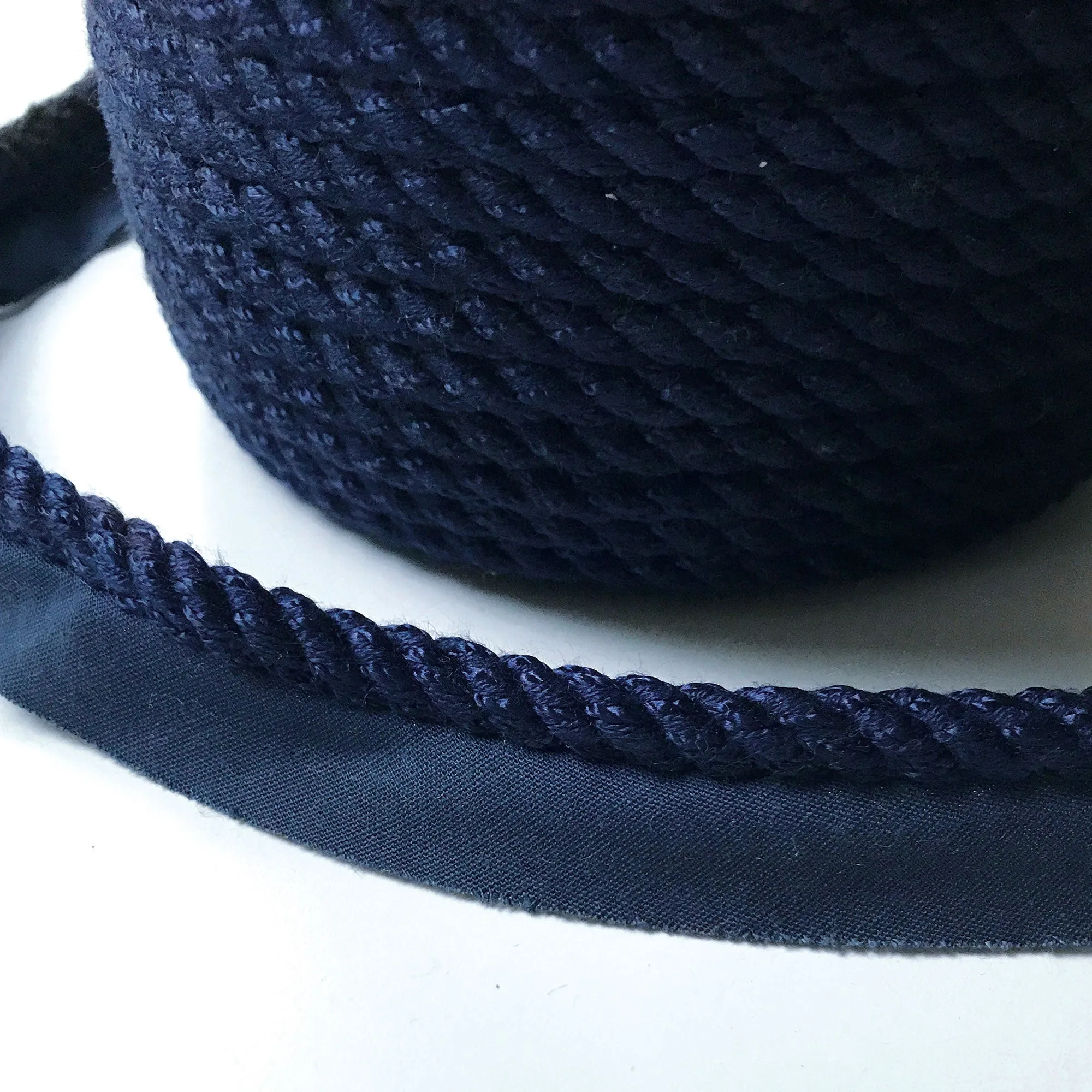 Navy Blue High Quality Decorative Lip Cord Trim by the yard
