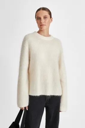 NELLY SWEATER - WHITE