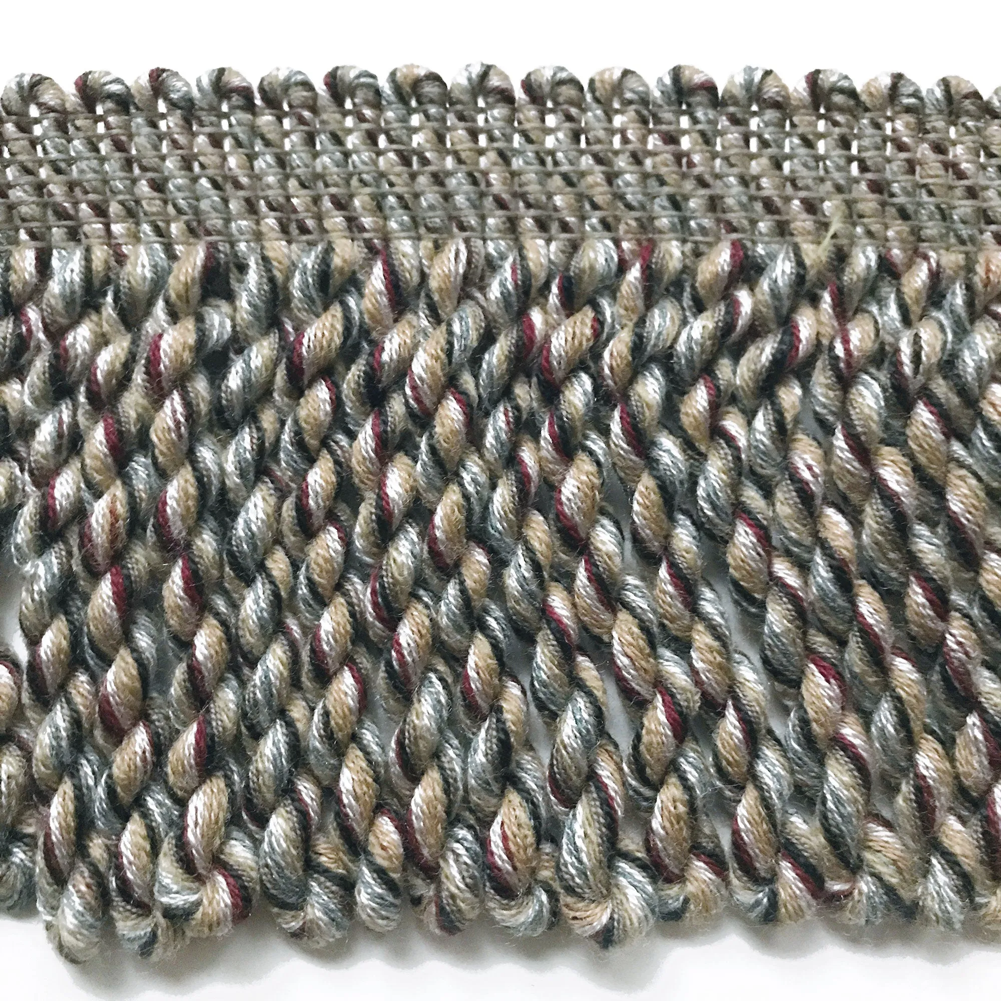 Neutral and Black High Quality Decorative Bullion Fringe Trim by the yard