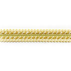 Neutral and Sage High Quality Decorative Gimp Trim by the yard