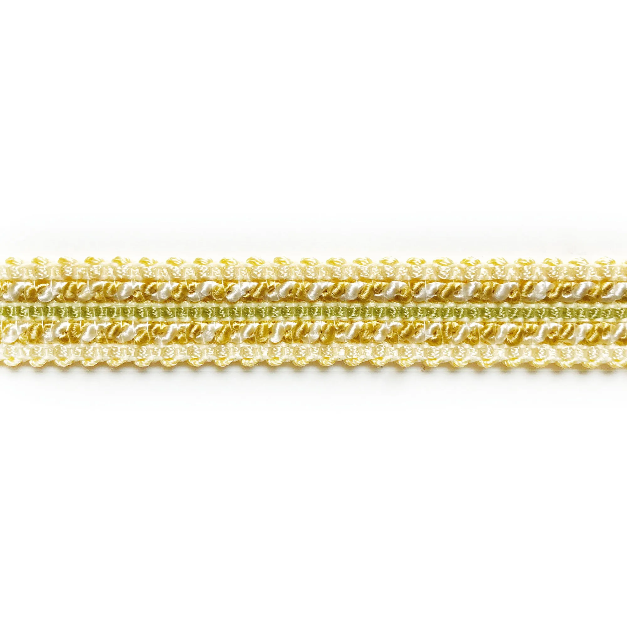 Neutral and Sage High Quality Decorative Gimp Trim by the yard