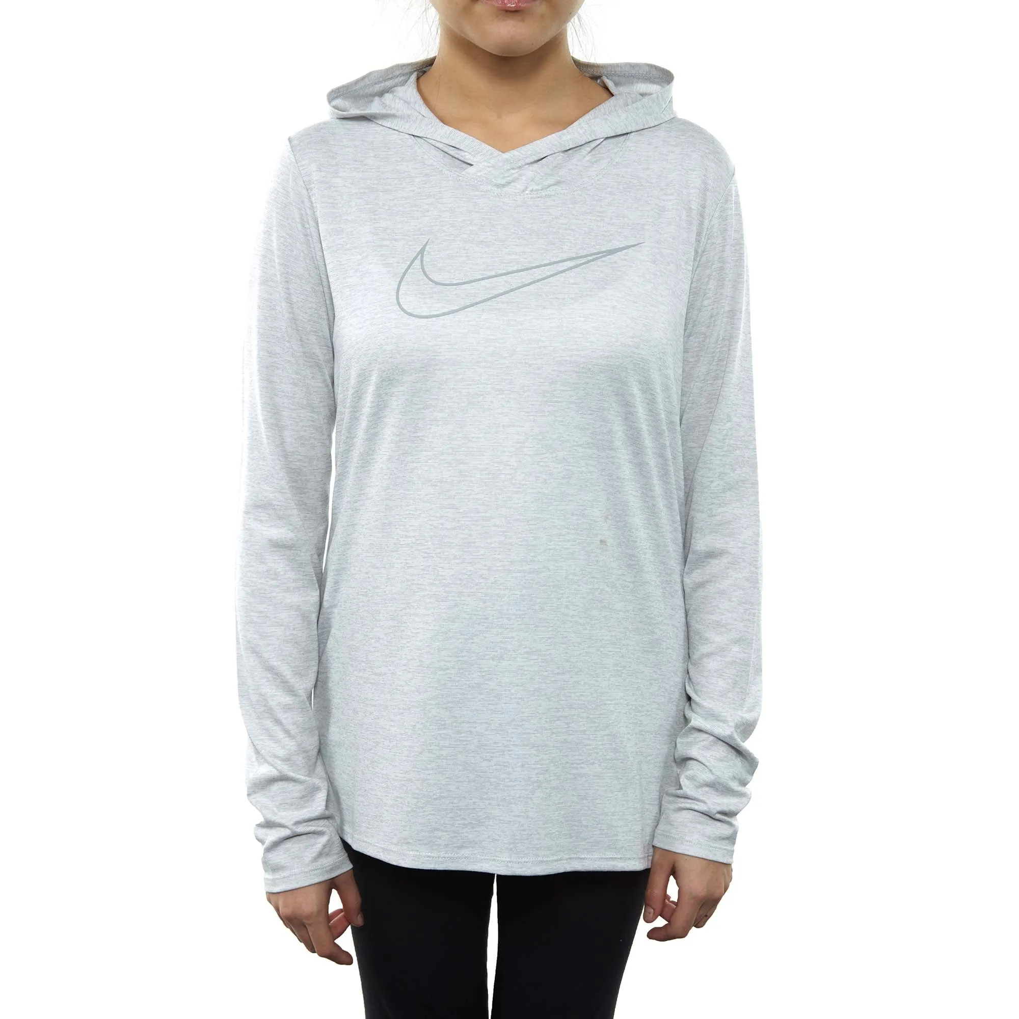 Nike Long Sleeve Hooded Neck T-shirt Womens Style : 930391-012