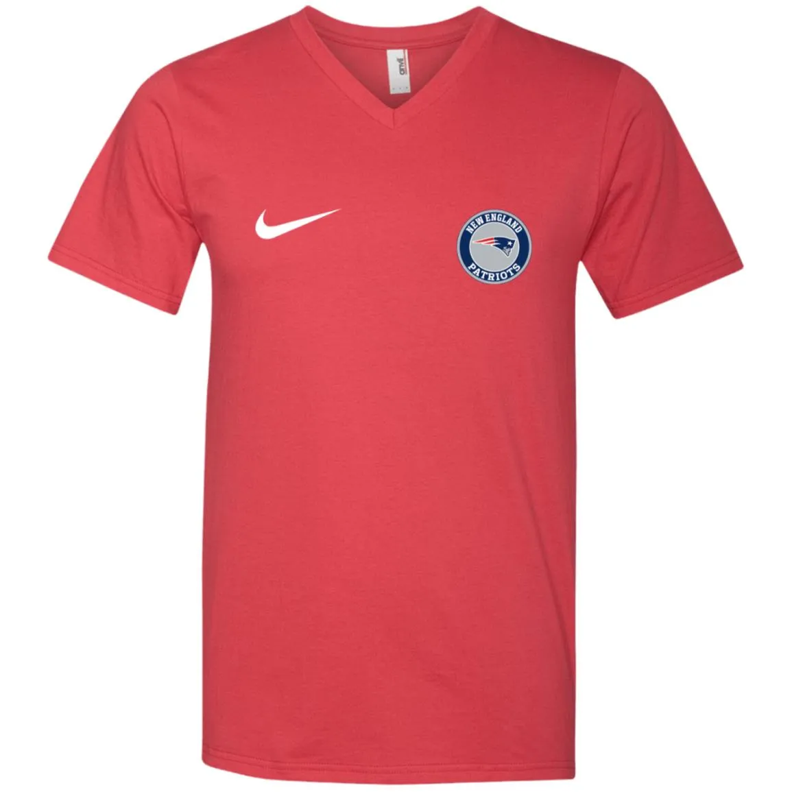Nike New England Patriots Nfl Football Men V-Neck T-Shirt