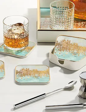 Ocean Mirage Coaster Set