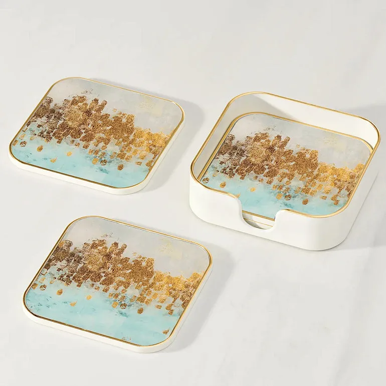 Ocean Mirage Coaster Set
