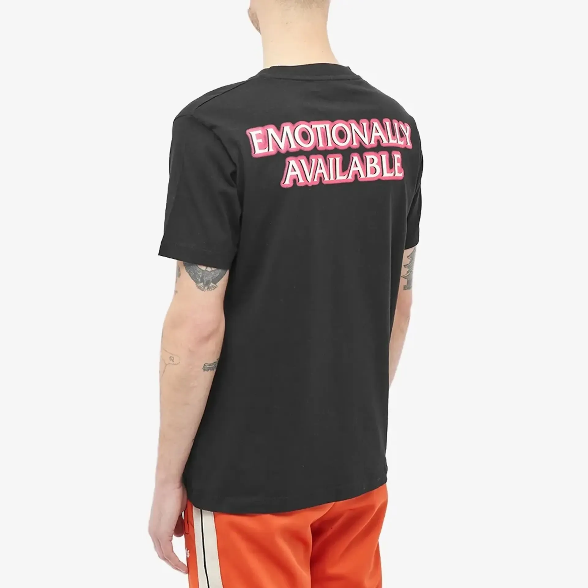 OFF WHITE  Black Branded T Shirt