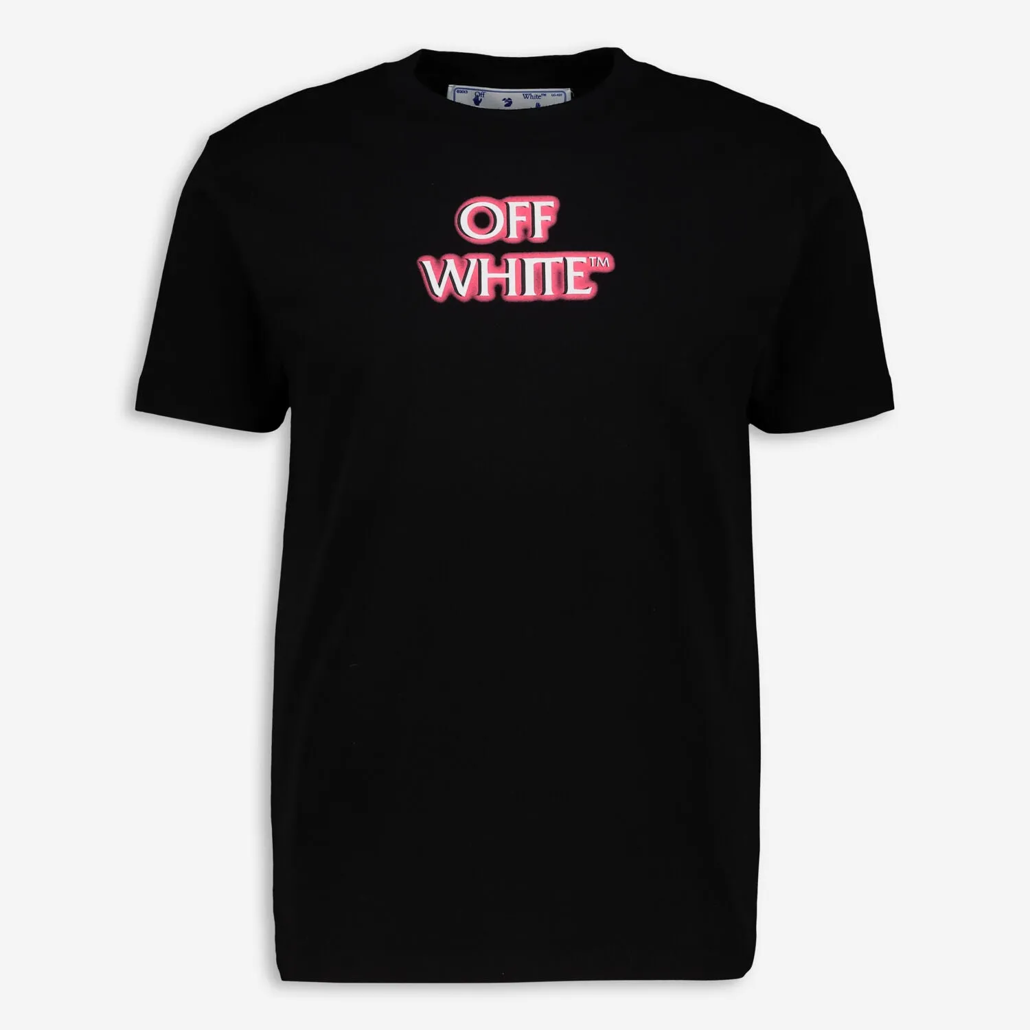 OFF WHITE  Black Branded T Shirt