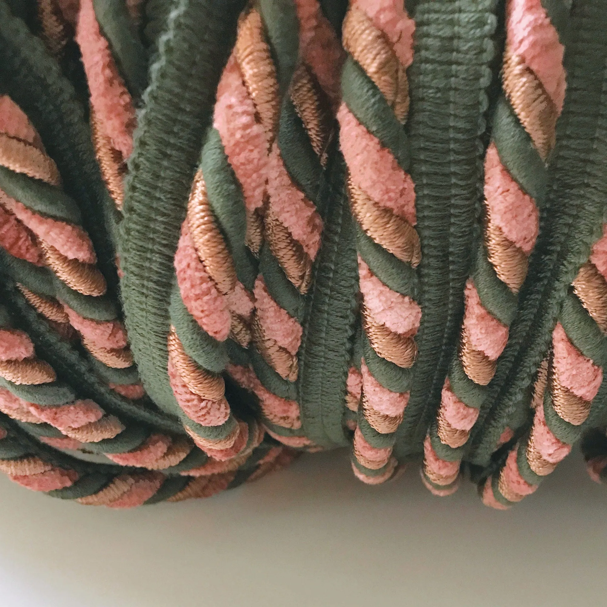 Olive Green High Quality Decorative Lip Cord Trim by the yard
