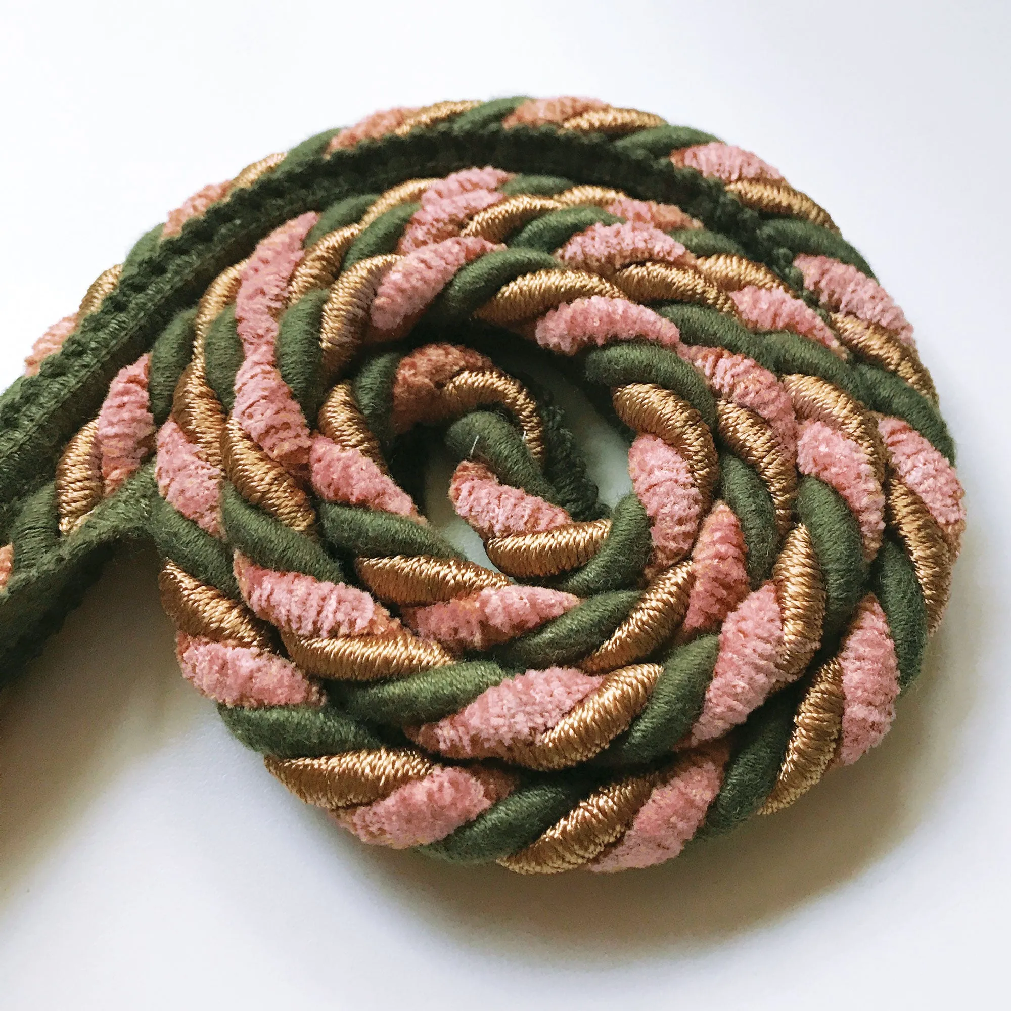 Olive Green High Quality Decorative Lip Cord Trim by the yard