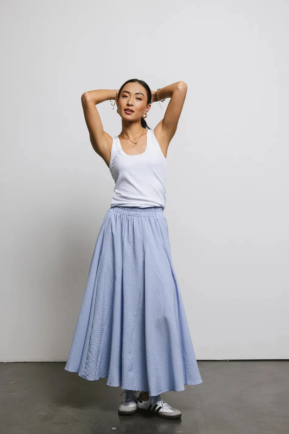 Olivia Ribbed Tank in Off White - FINAL SALE