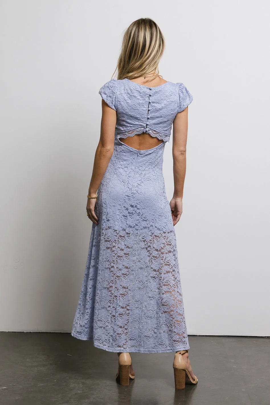 Open Back Lace Dress - FINAL SALE