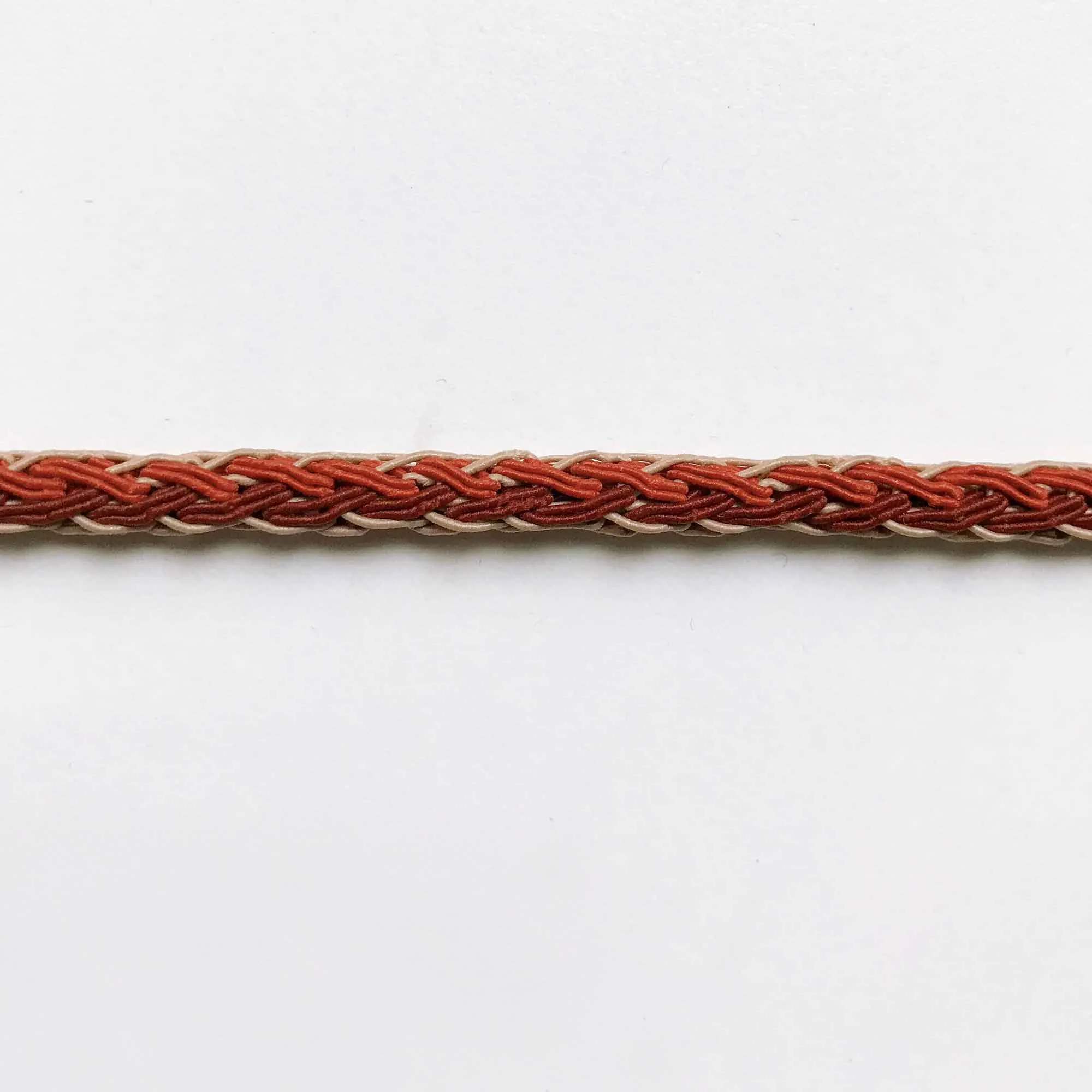 Orange and Mocha High Quality Decorative Cord Trim by the yard