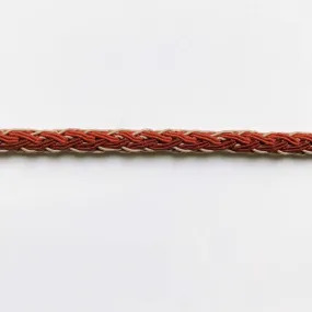 Orange and Mocha High Quality Decorative Cord Trim by the yard