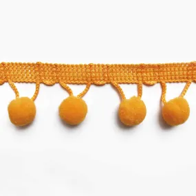 Orange High Quality Decorative Ball Trim by the yard