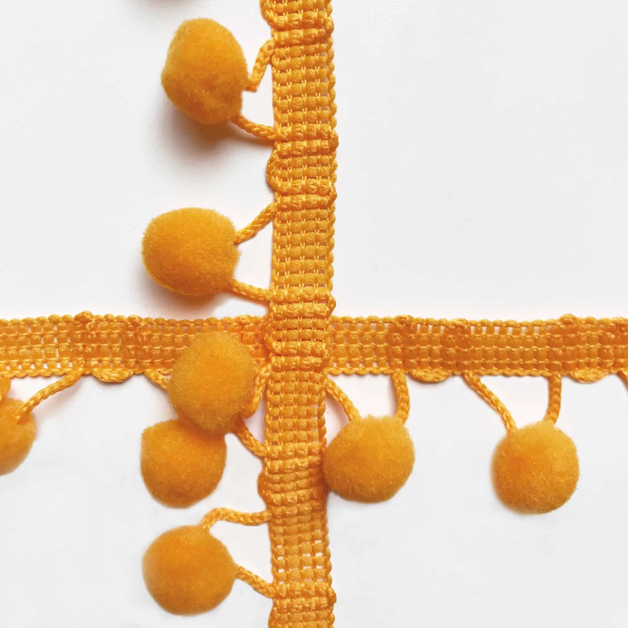 Orange High Quality Decorative Ball Trim by the yard
