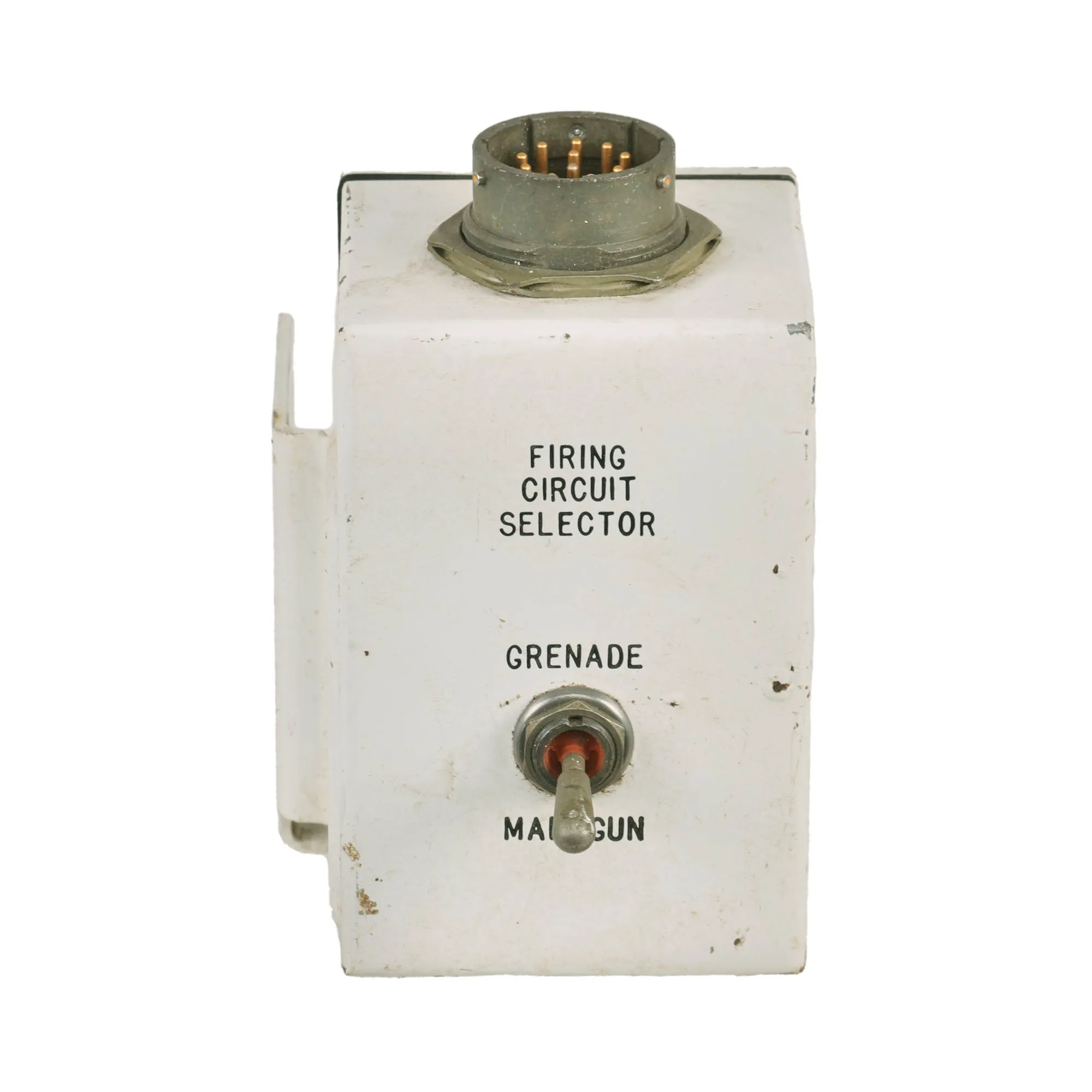 Original U.S. Korean War Era M47 Patton Medium Tank Gunner’s Control Hande With Main Gun Firing Circuit Selector - Formerly Part Of A.A.F. Tank Museum