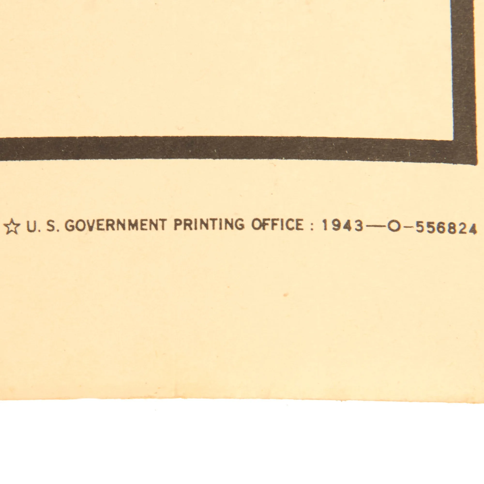 Original U.S. WWII Government Printing Office Japanese Type 97 Chi-Ha Medium Tank Identification/Capabilities Poster - 24” x 18 ¾”