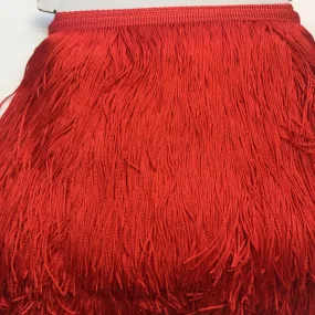 Peggy Long Red Fringe