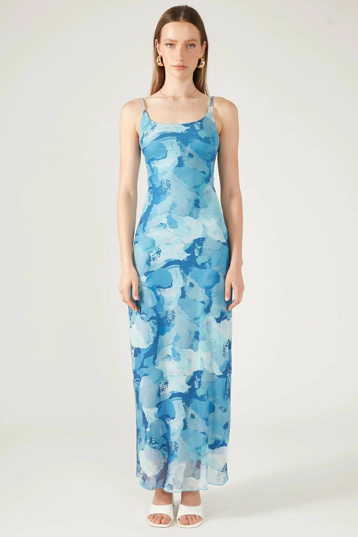 Perfect Stranger Romantic Blues Dress