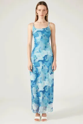 Perfect Stranger Romantic Blues Dress