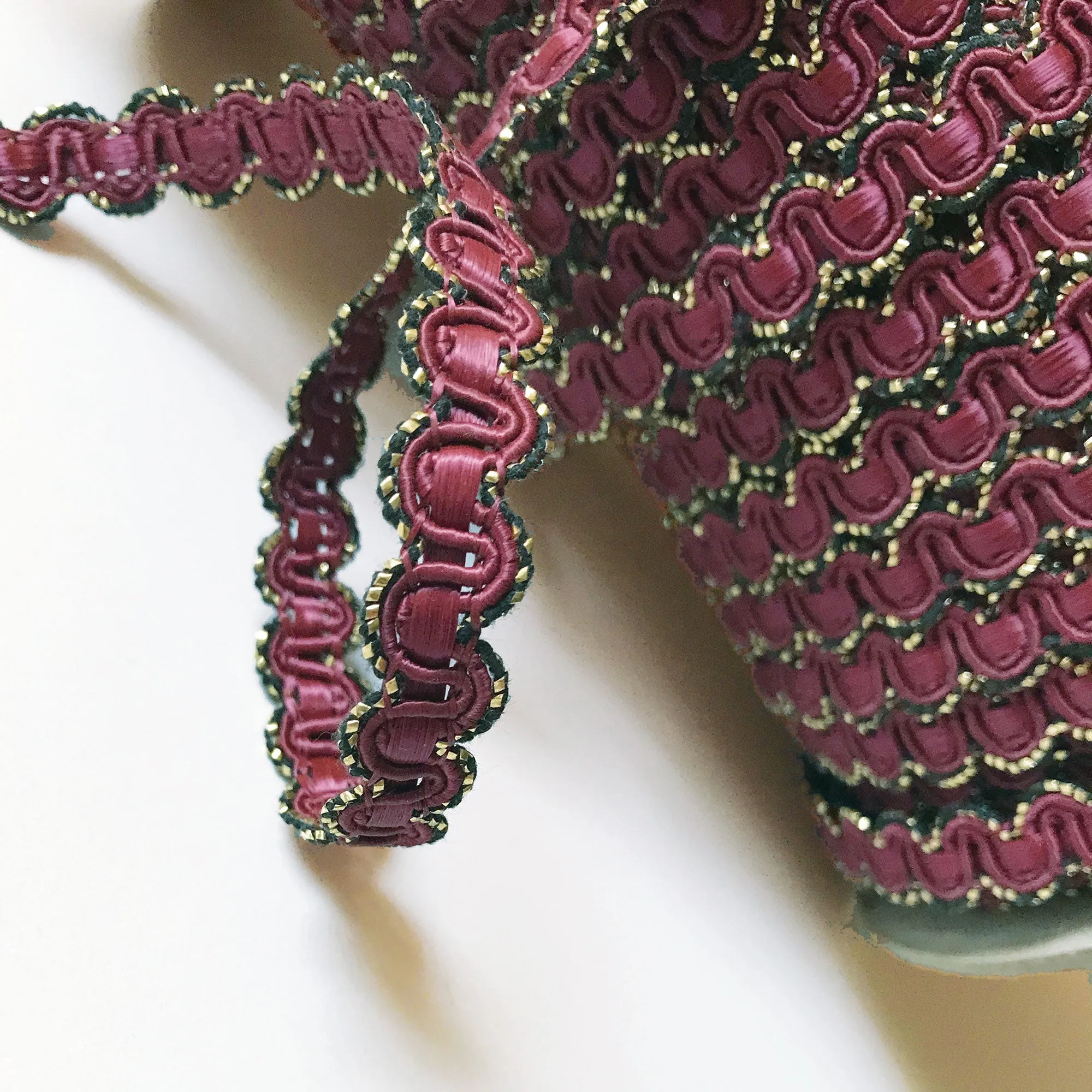 Plum High Quality Decorative Gimp Trim by the yard