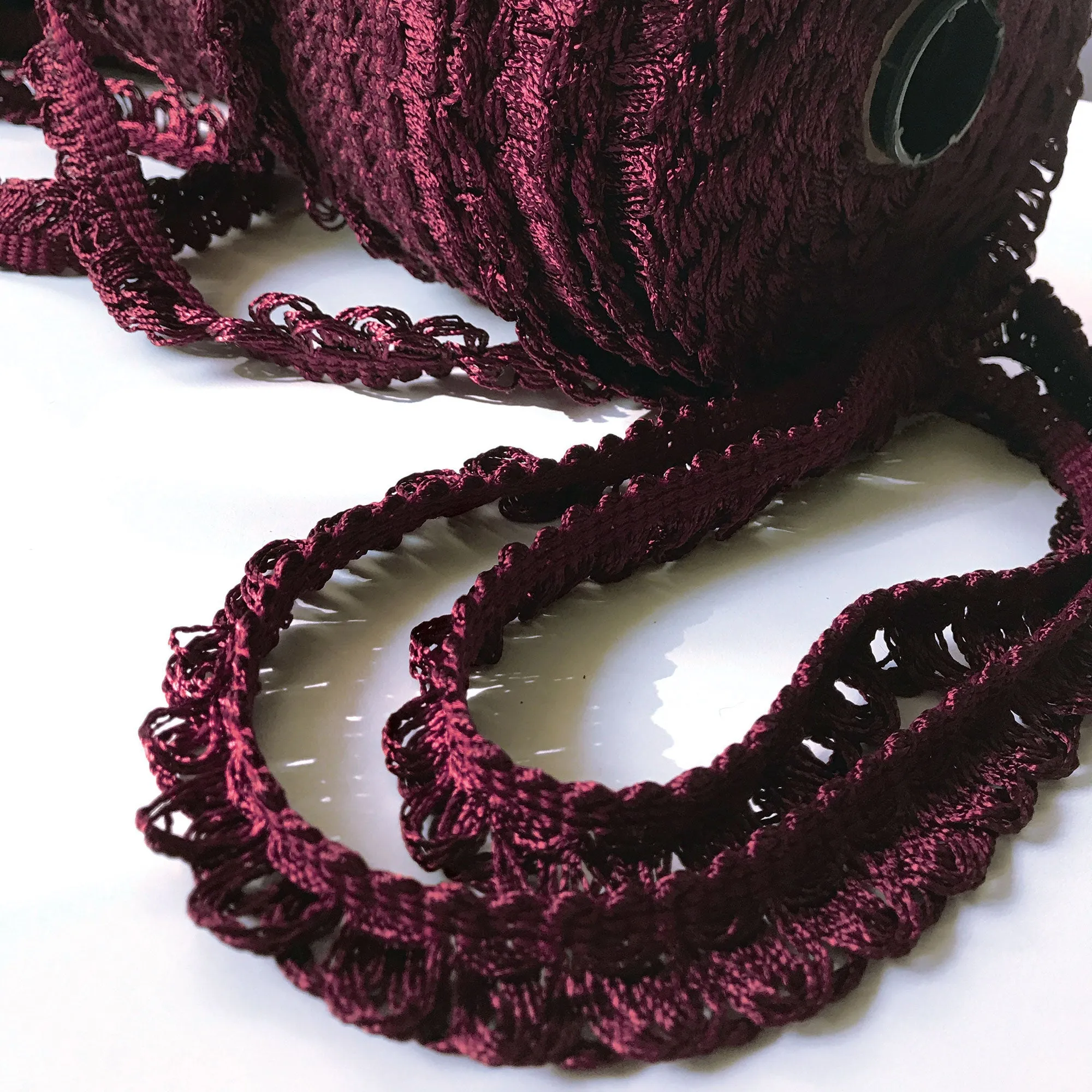 Plum High Quality Decorative Loop Trim by the yard