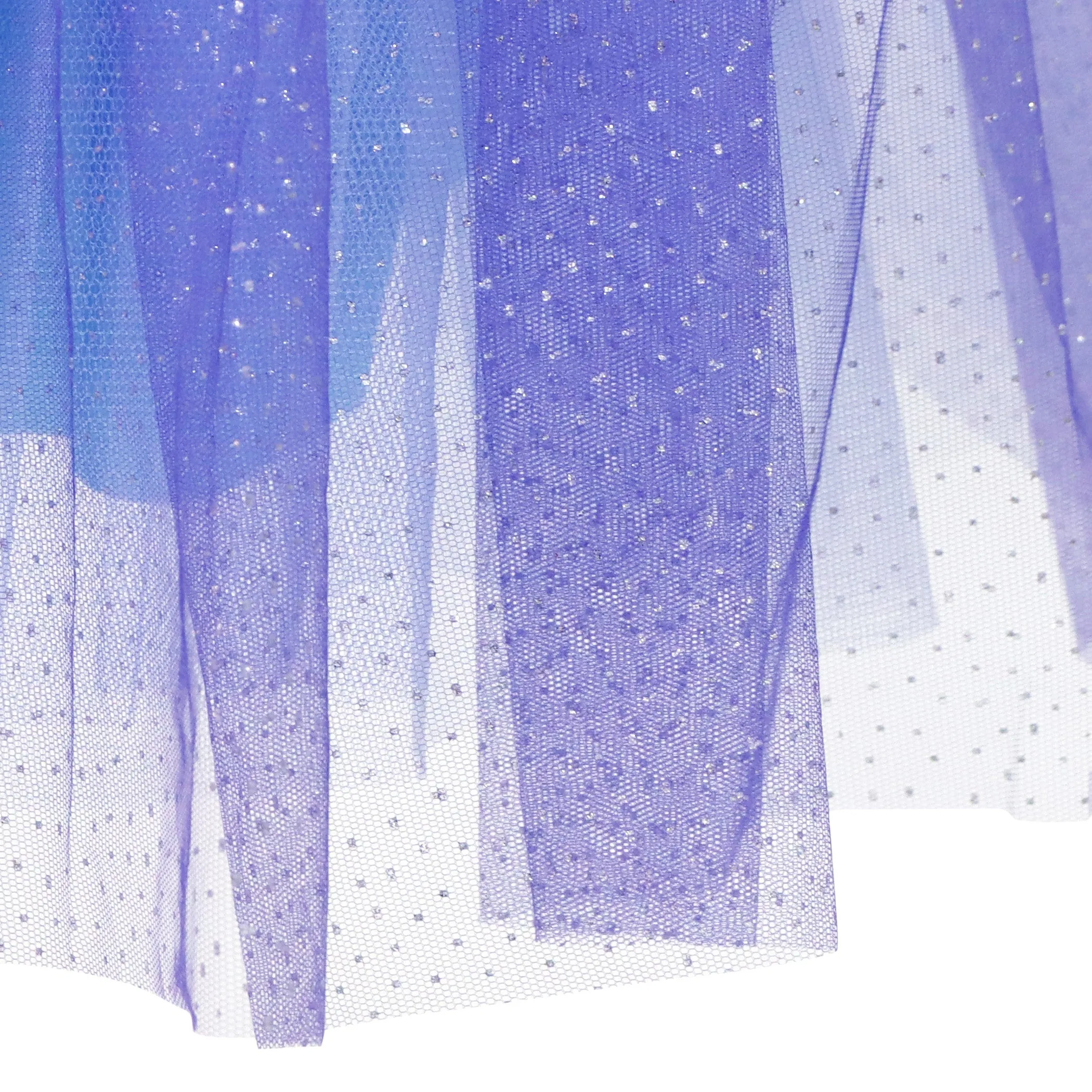 Princess Violet Velvet Dress with Tulle Skirt