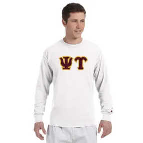 Psi Upsilon Champion Long-Sleeve Tee - Champion CC8C - TWILL