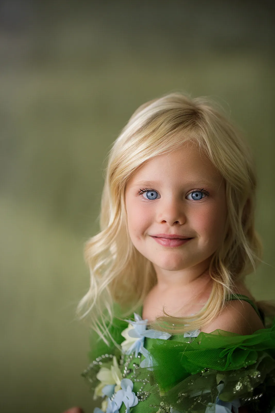 "Fern"  Petal Length Dress ( 5 Year - Petite 6 Year)