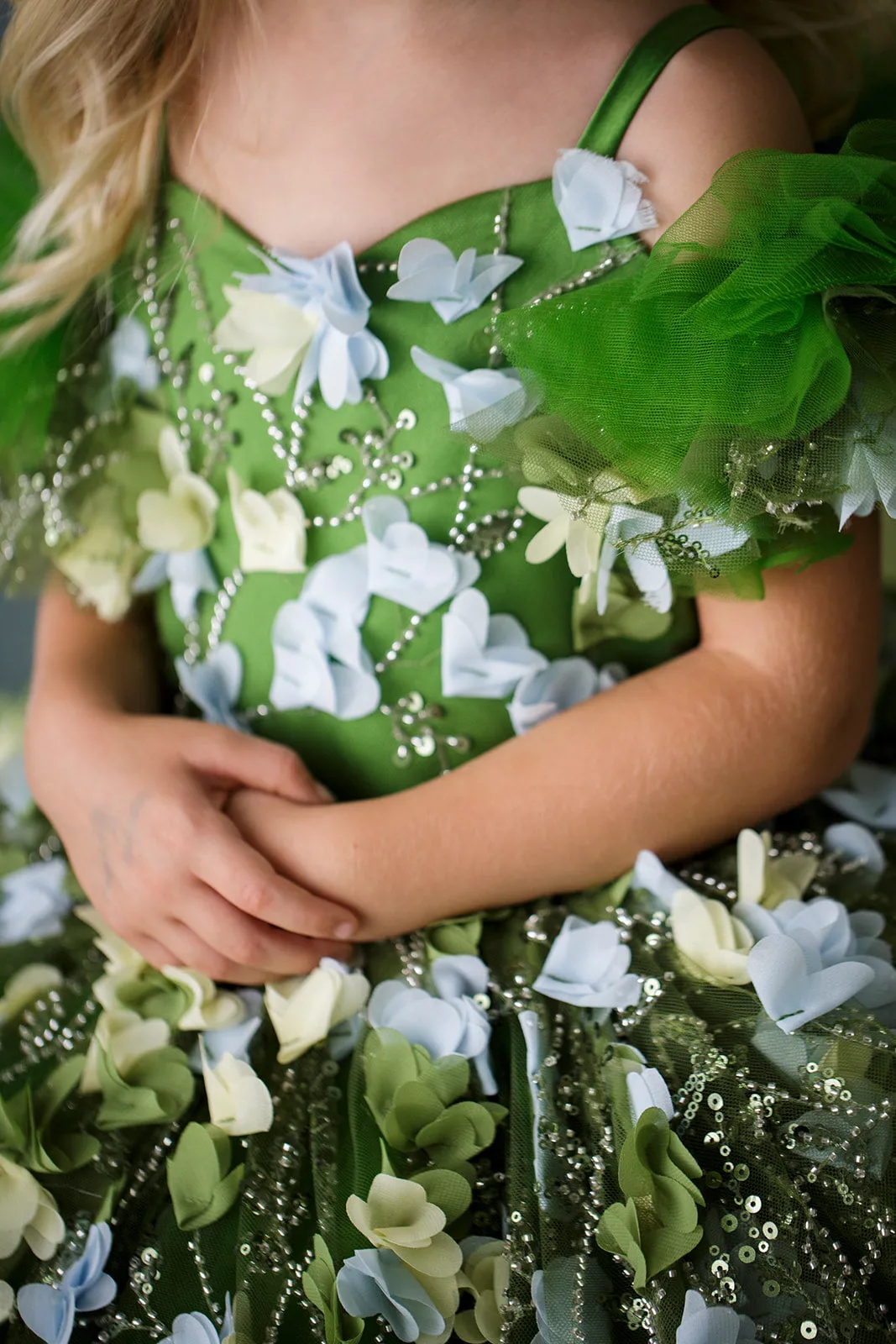 "Fern"  Petal Length Dress ( 5 Year - Petite 6 Year)