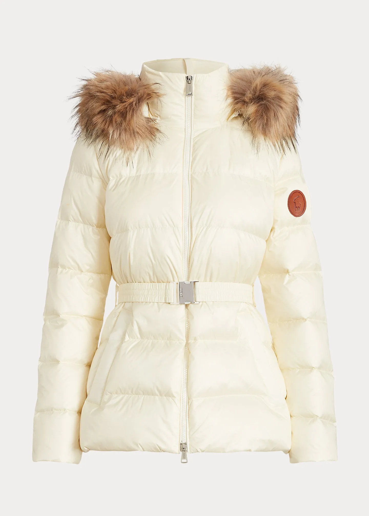 Ralph Lauren Water-Repellent Down Jacket | Clubhouse Cream