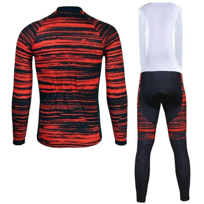 Red Lines Winter Cycling Jersey or Bib Pants